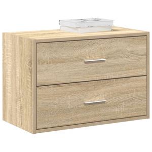 VidaXL Kast met 2 lades 60x31x40 cm bewerkt hout sonoma eikenkleur