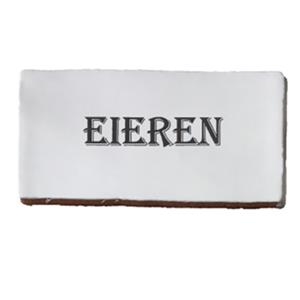 Terre d'Azur Cocina wandtegel met decor eieren 15x7,5cm wit