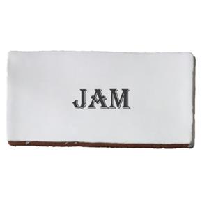 Terre d'Azur Cocina wandtegel met decor jam 15x7,5cm wit