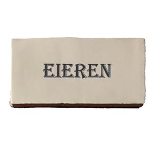 Terre d'Azur Cocina wandtegel met decor eieren 15x7,5cm creme