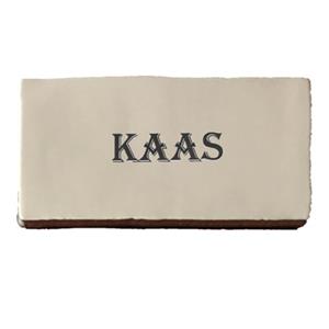 Terre d'Azur Cocina wandtegel met decor kaas 15x7,5cm creme