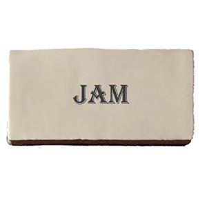 Terre d'Azur Cocina wandtegel met decor jam 15x7,5cm creme