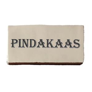 Terre d'Azur Cocina wandtegel met decor pindakaas 15x7,5cm creme