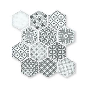 Terre d'Azur Epoca wandtegel hexagon 28x30cm grijs