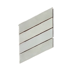 Terre d'Azur Granada wandtegel 6,4x27,5cm links grijs