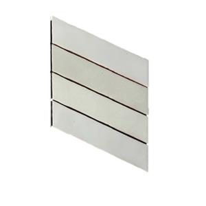 Terre d'Azur Granada wandtegel 6,4x27,5cm rechts grijs