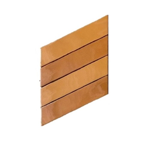 Terre d'Azur Granada wandtegel 6,4x27,5cm links bruin