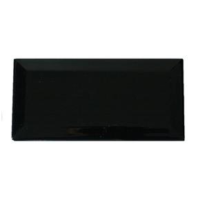 Terre d'Azur Metro wandtegel 10x20cm zwart