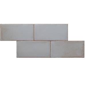 Terre d'Azur Terre-Spatula wandtegel 10x20cm cement