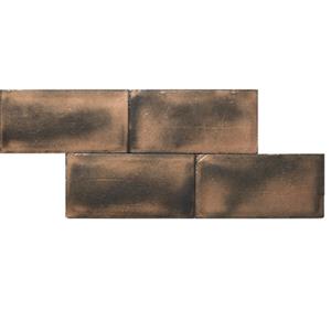 Terre d'Azur Terre-Spatula wandtegel 10x20cm goud