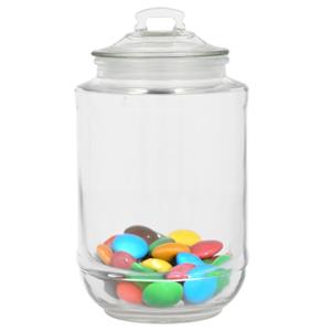 Alessandro Snoeppot/voorraadpot - met deksel - luchtdicht - glas - 2000 ml - D13 x H23 cm -