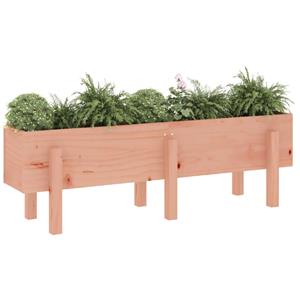 VidaXL Plantenbak verhoogd 121x30x38 cm massief douglashout