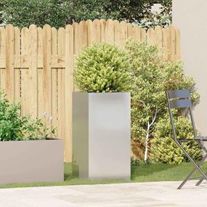 VidaXL Plantenbak 40x40x80 cm roestvrij staal