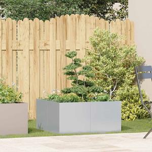 VidaX Plantenbak 80x80x40 cm gegalvaniseerd staal