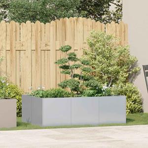 VidaXL Plantenbak 120x80x40 cm gegalvaniseerd staal