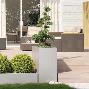 VidaXL Plantenbak 40x80x80 cm roestvrij staal