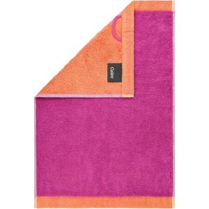 Cawö Cawo Lifestyle Splash Doubleface 7071 Gastendoekje 30x50 pink/mandarine