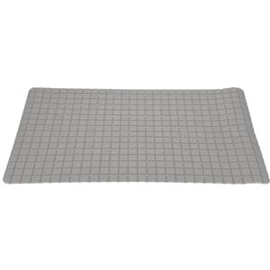 Excellent Houseware Anti-slip badmat lichtgrijs 69 x cm rechthoekig -