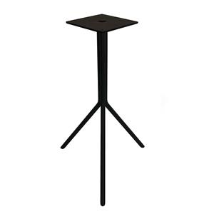 Furniture Legs Europe Stalen salononderstel zwart rond ø 36 cm en hoogte 55 cm (koker 1,6 cm)
