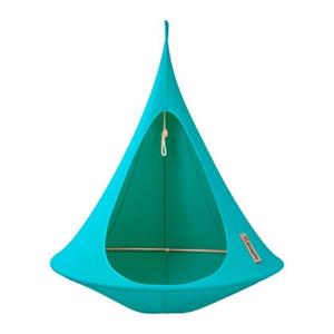 Cacoon Single Hangstoel - Turquoise