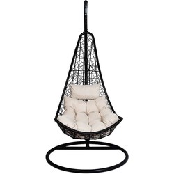Feel Furniture  Wicker hangstoel - Halve maan, voor binnen en buiten