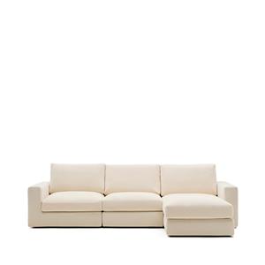 Kave Home 4-zits Loungebank Alea Rechts - Beige