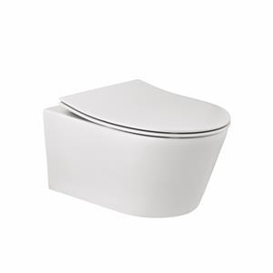 Boss & Wessing Wandtoilet BWS Calitri Urb.y 48 cm Rimfree Compact Wit