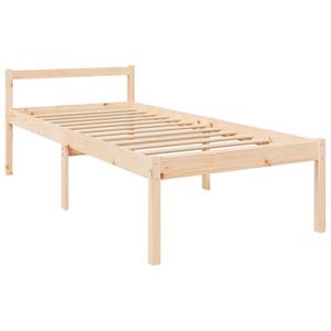 VidaXL Seniorenbed massief grenenhout 90x200 cm