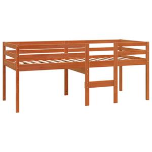 VidaXL Hoogslaper massief grenenhout wasbruin 90x190 cm