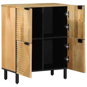 VidaXL Dressoir 60x33x75 cm massief mangohout bruin
