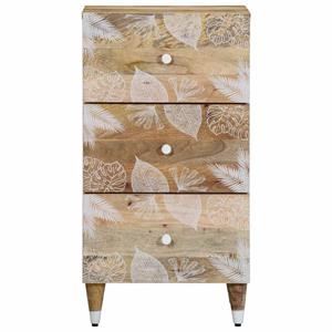 VidaXL Dressoir 40x33,5x75 cm massief mangohout