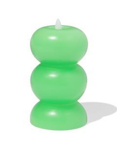 HEMA LED Vormkaars Ø6.5x11.5cm Lichtblauw (groen)