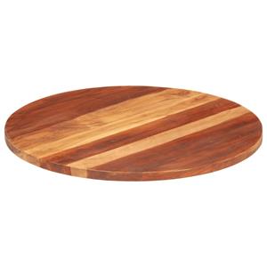 VidaXL Tafelblad rond 25-27 mm 70 cm massief acaciahout