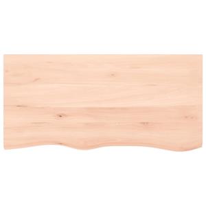 VidaXL Tafelblad 100x50x2 cm onbehandeld massief eikenhout