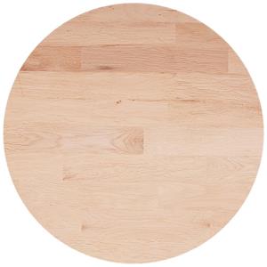 VidaXL Tafelblad rond Ø30x1,5 cm onbehandeld massief eikenhout
