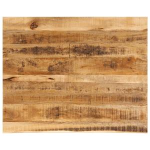 VidaXL Tafelblad met natuurlijke rand 100x80x3,8 cm massief mangohout