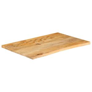 VidaXL Tafelblad met natuurlijke rand 90x60x3,8 cm massief mangohout