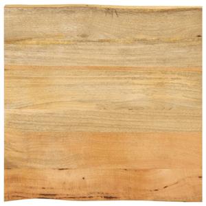 VidaXL Tafelblad met natuurlijke rand 40x40x2,5 cm massief mangohout
