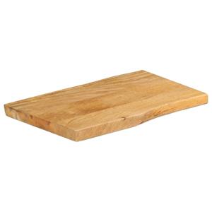 VidaXL Tafelblad met natuurlijke rand 60x40x2,5 cm massief mangohout