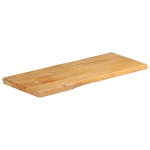 VidaXL Tafelblad met natuurlijke rand 100x40x2,5 cm massief mangohout