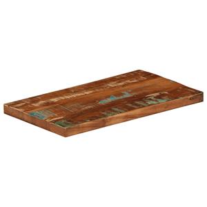 VidaXL Tafelblad rechthoekig 50x30x2,5 cm massief gerecycled hout