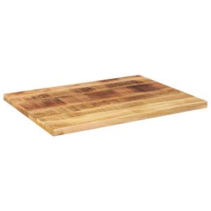 VidaXL Tafelblad rechthoekig 80x70x3,8 cm massief ruw mangohout