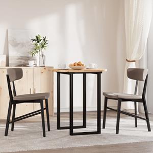 VidaXL Tafelblad rond Ø 50x2 cm massief acaciahout