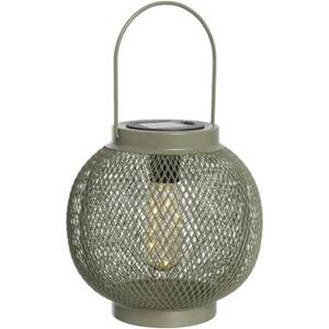 Leen Bakker Lantaarn Madrid - groen - 17xØ17,5 cm