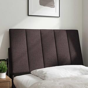 VidaXL Hoofdbordkussen 80 cm stof donkerbruin