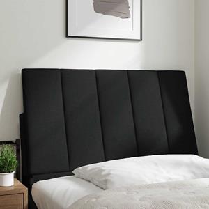 VidaXL Hoofdbordkussen 90 cm stof zwart