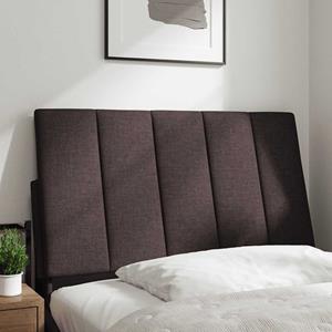 VidaXL Hoofdbordkussen 90 cm stof donkerbruin