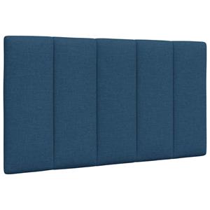 VidaXL Hoofdbordkussen 90 cm stof blauw