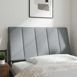 VidaXL Hoofdbordkussen 100 cm stof lichtgrijs