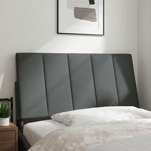 VidaXL Hoofdbordkussen 100 cm stof donkergrijs